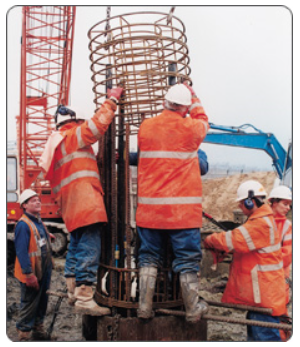 Helical (Anti-Bursting) Test Pile Cap